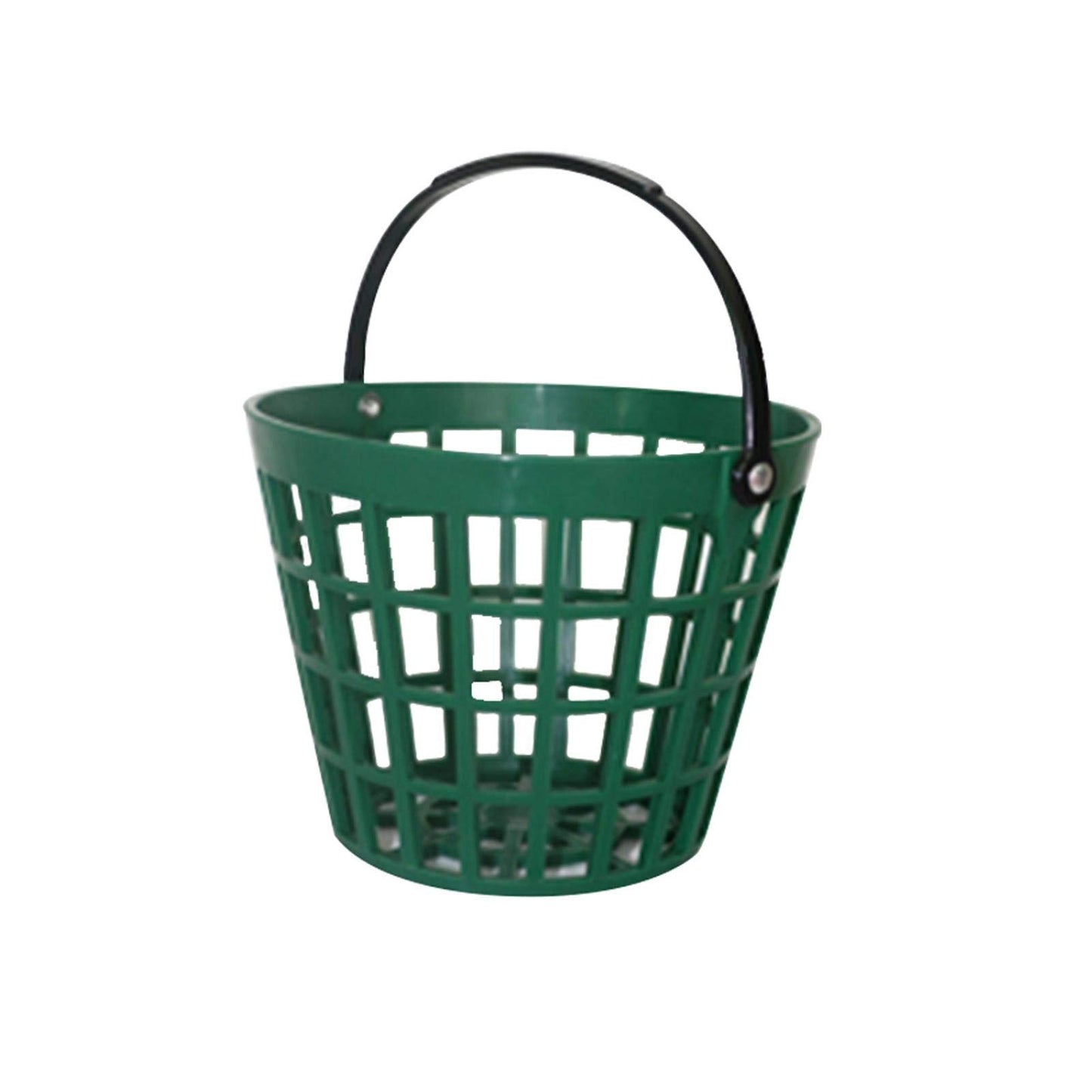 EMVANV Golf Ball Basket, Golf Ball Storage Bucket Container with Handle Outdoor Outside Sports Golf Club Accessories (25balls)