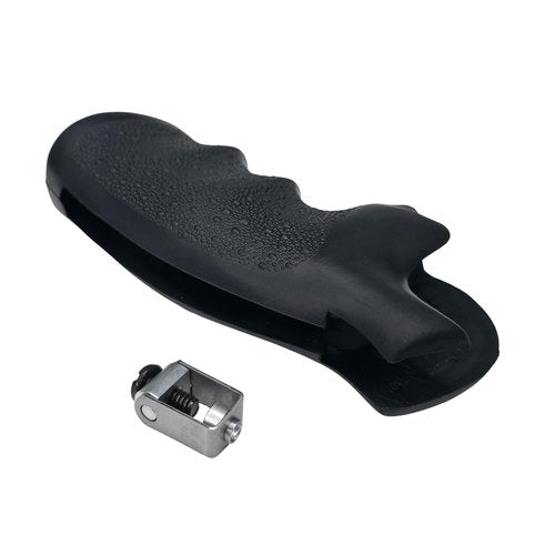 Hogue OverMolded Rubber Grip for Ruger Security Six, Black - 87000