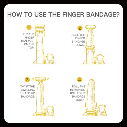 Dimora Finger Cots, Pack of 60 (Medium Size) Finger Protectors, Breathable Bandages for Wound Care, Stretchy Sleeves for Gardening, Fitness and Cargo Handling, Blue