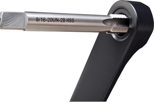 Bike Pedal thread repair kit, Right Hand and Left Hand Thread Tap Set, 9/16 x 20 TPI Crank Saver, Bike Crank Repair Tool