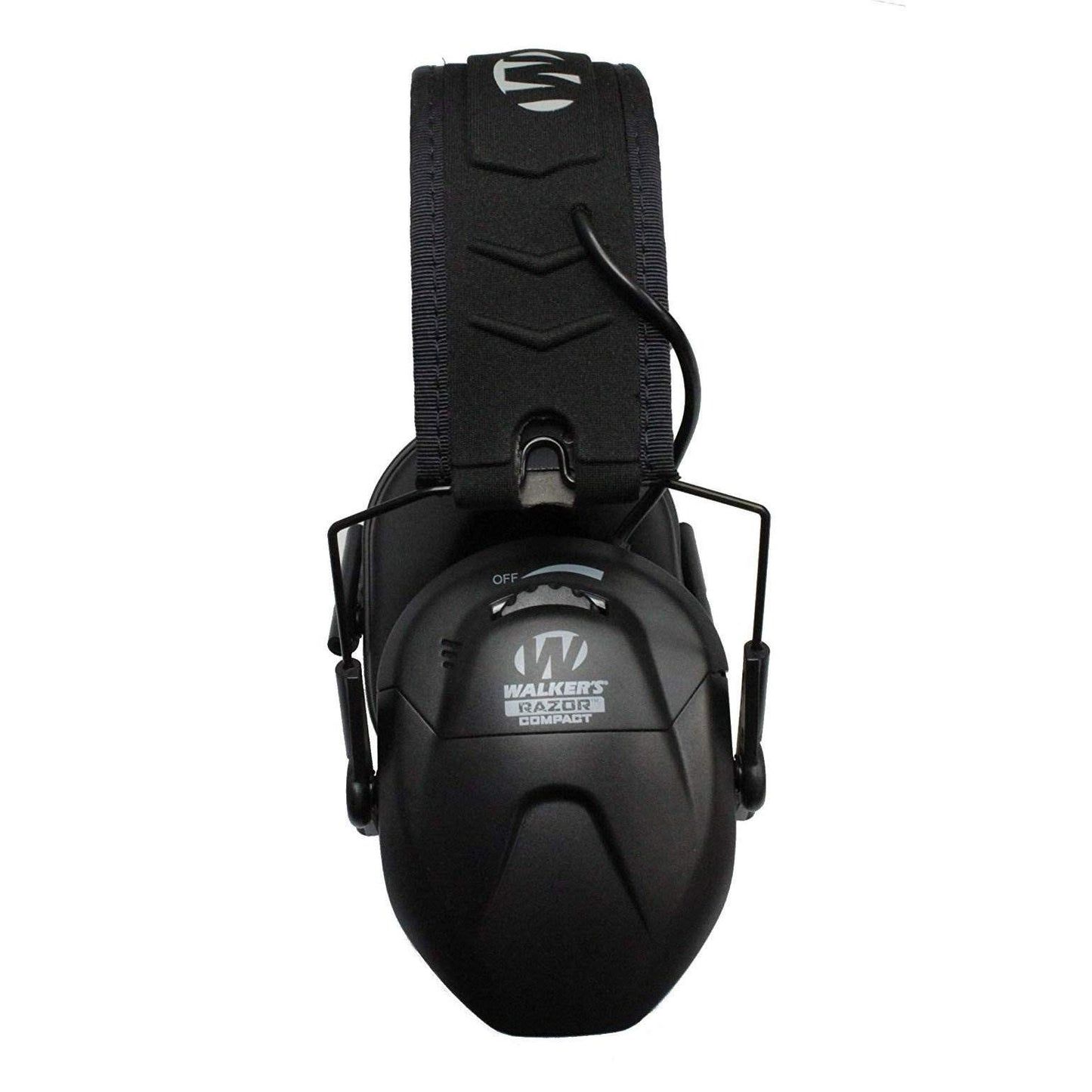 Walker's Razor Compact Electronic Youth/Women's 23dB NRR Noise-Canceling Hunting Gun Range Shooting Hearing Protection Muff, 2 AAA Batteries Included