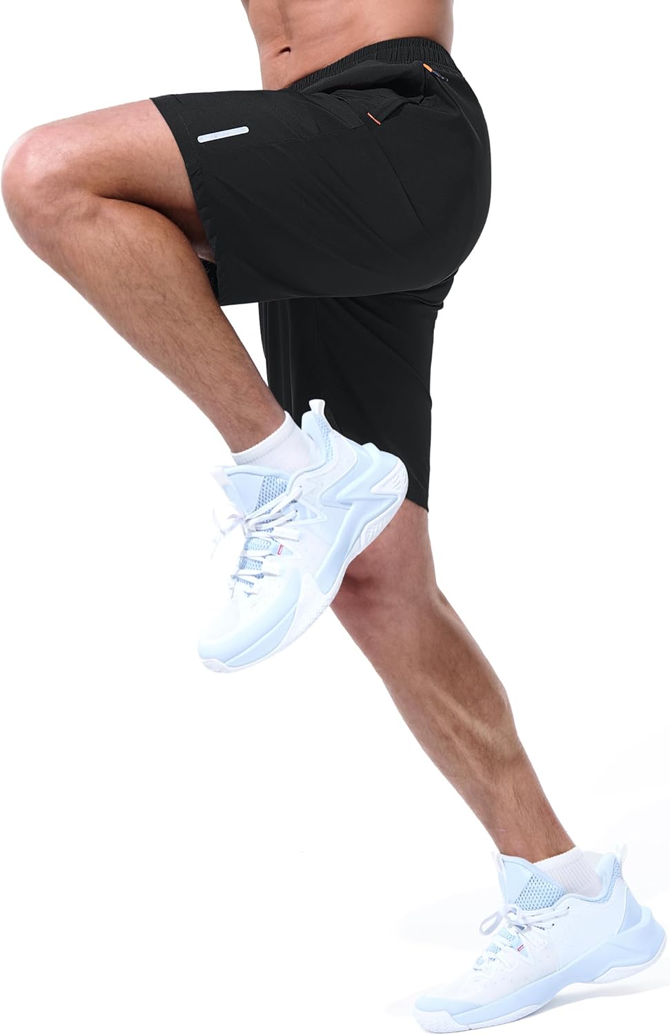 UIQUR Men's Athletic Shorts - Quick Dry Lightweight Running & Workout Shorts with Zipper Pockets | 7"/9" Sizes