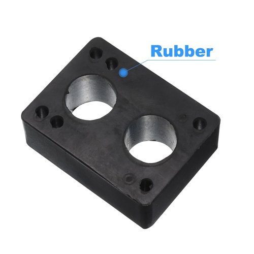 PATIKIL 28mm / 1.1" Skateboard Riser Pads, 2 Pack Rubber Angled Wedge Shock Pads for Skateboard Truck Cruiser, Black