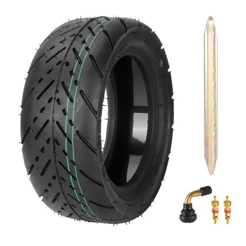 CMIYETO 90/65-6.5 Vacuum Tubeless Tire Self Repair Tyre with Glue 11 Inch Road Tires for E-Scooter Motor Electric Scooter Go karts Dualtron Thunder YUME X11 Zero 11X Kaabo Wolf Warrior Wear Resistant