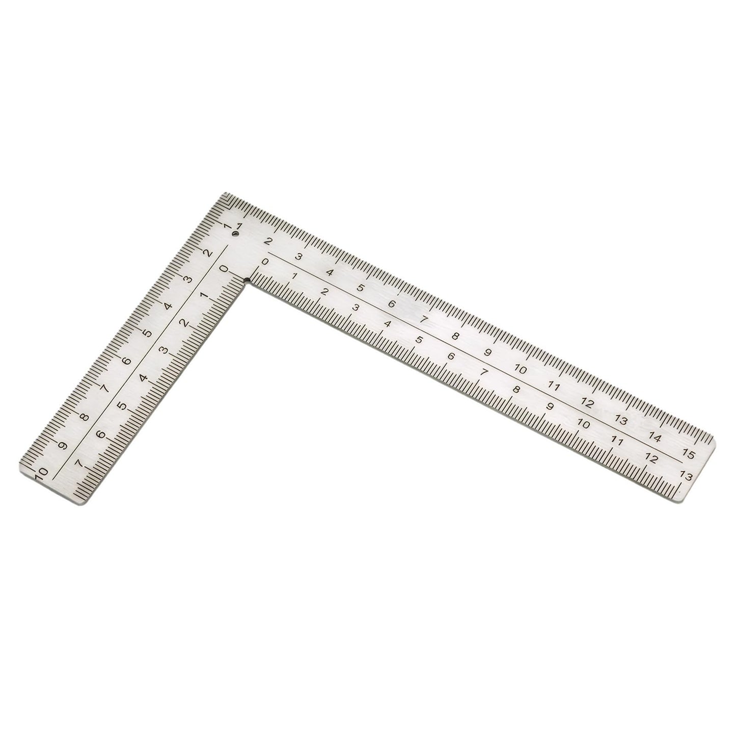 GSDOXLE Stainless Steel L Shaped Ruler,4 inch by 6 inch,Square Framing Measuring Tool for Engineer Carpenter