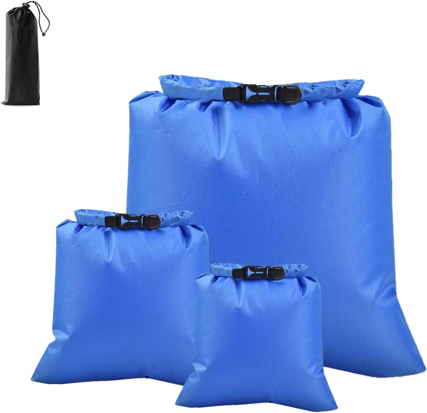 Skiennix 6PCS Waterproof Dry Bags - Lightweight Outdoor Storage for Kayaking, Hiking, Camping