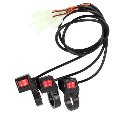 Alomejor Electric Scooter Handlebar Switch, Multifunction Electric Forward/Reverse Button Switch, Forward Reverse Gear Switch, Replacement Handlebar S
