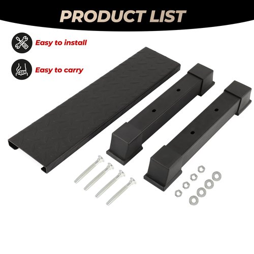 FAHKNS Steel Calf Raise Block for Home Gym, Standing Calf Raise Machine for Calf Stretching, Squating, Foot Stretching, Anti-Slip Solid Calf Bar