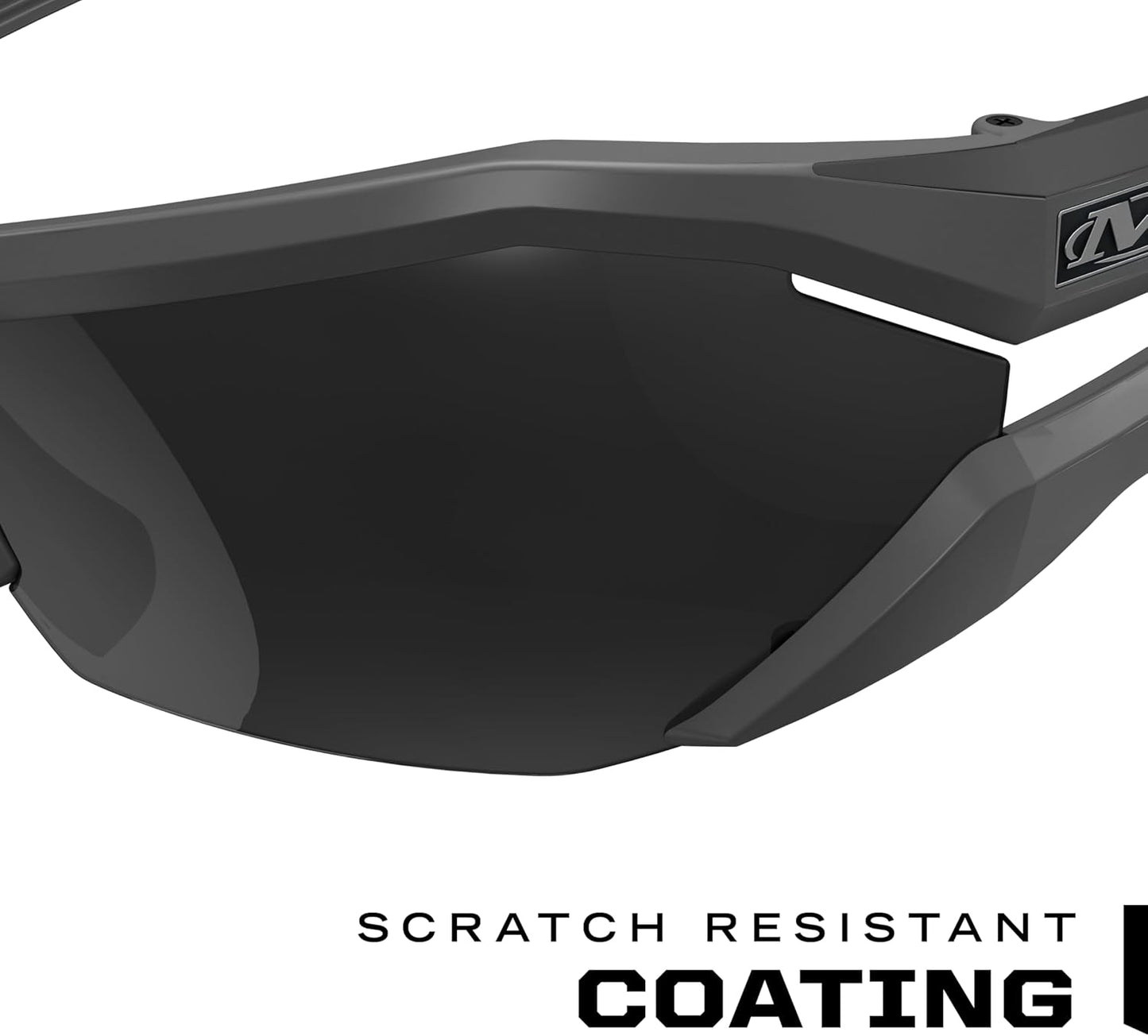 Mechanix Wear Vision Type-V Safety Glasses - Anti-Fog, Scratch Resistant, Lightweight Half Framed Eyewear (Smoke Lens)
