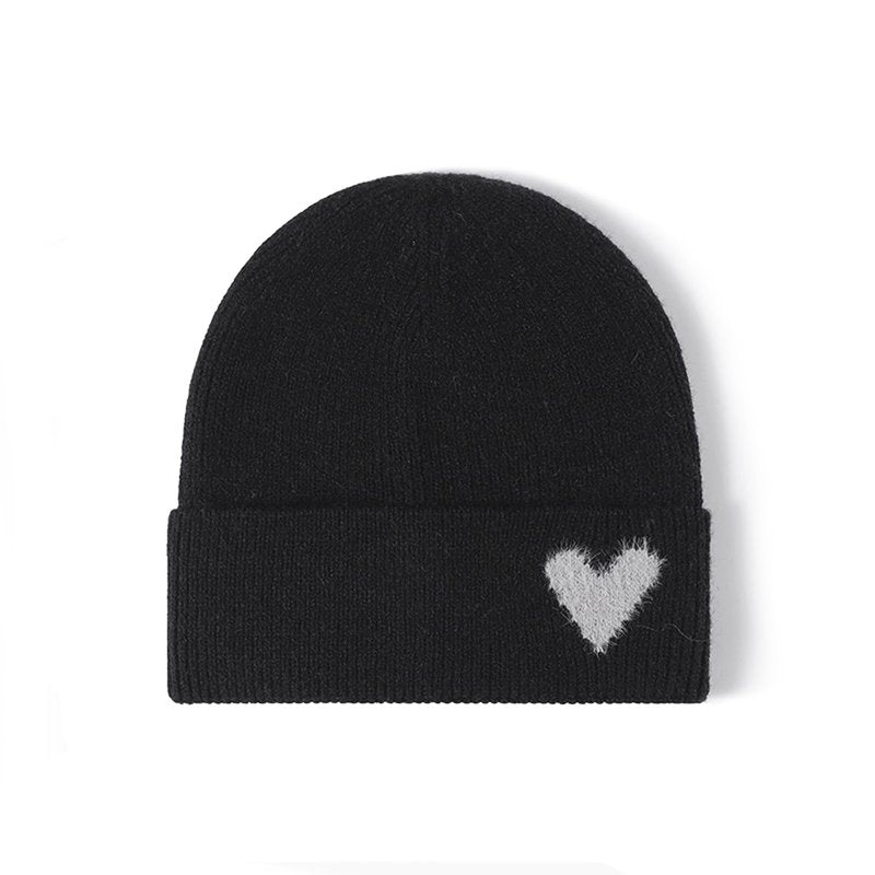 Gossifan Warm Winter Hats for Women Knit Beanie Hat Skull Cap Beanies Hats-Black