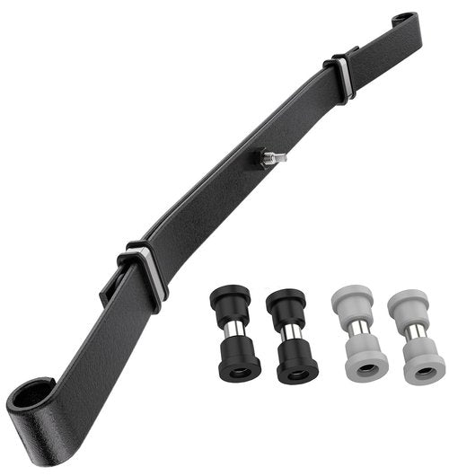 BestAccess Club Car Front Leaf Spring | 2 Leaf Heavy Duty Golf cart Tapered Leaf for Club Car DS 1981-up & Club Car Precedent 2004-2008 Gas&Electric Replace OEM 1012030, 103628801