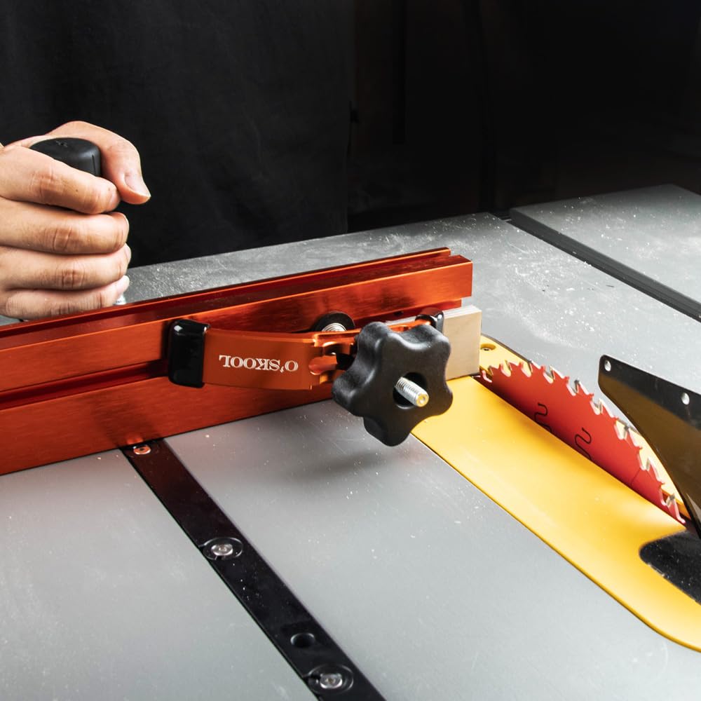 O'SKOOL Positionable T-Track Hold Down Clamp Kit, 5-3/8" L x 1-1/8" Width for CNC Router Clamp and T-Slot T-Track Clamp,2 Pack