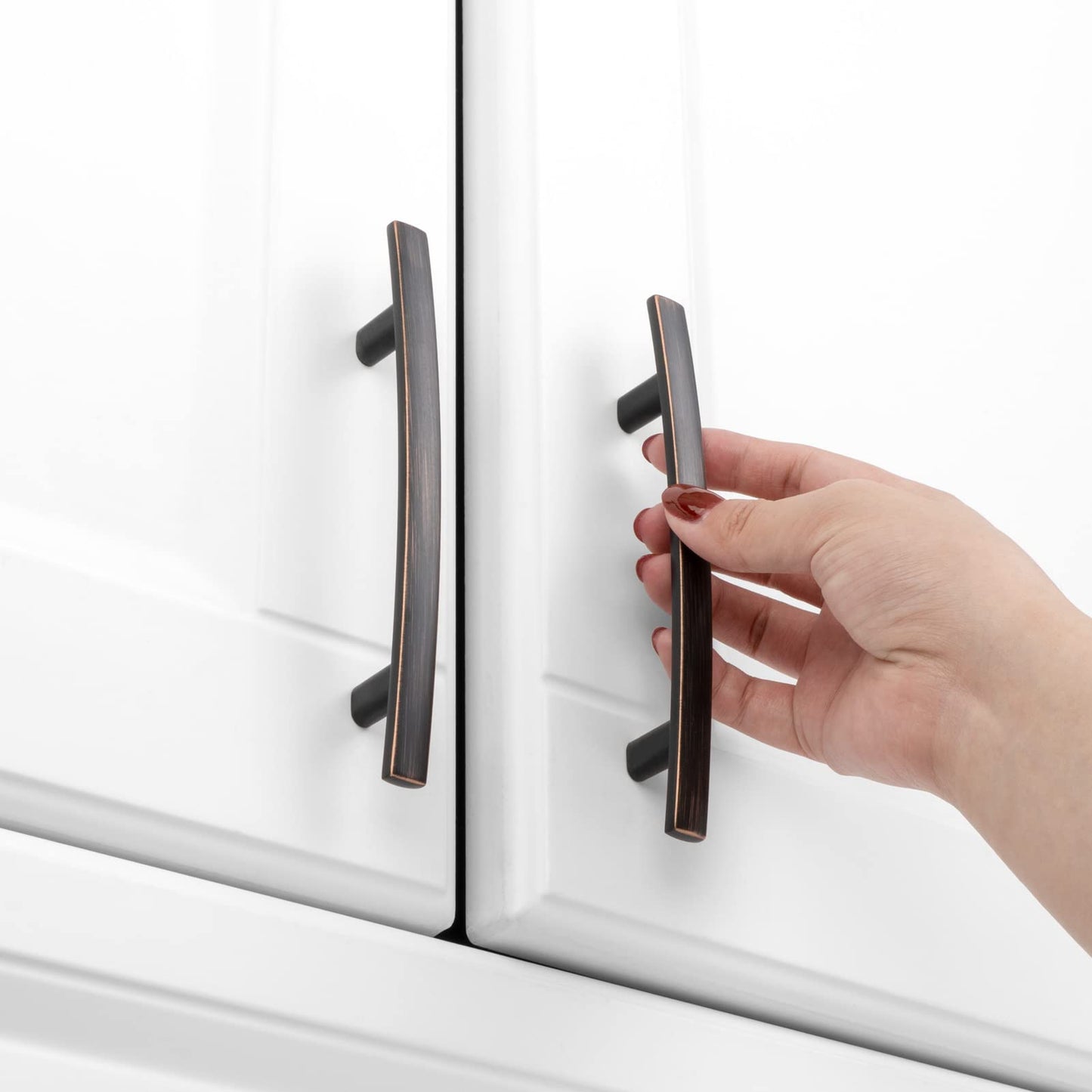 KOOFIZO 30 Pack 3-3/4 Inch Oil Rubbed Bronze Kitchen Cabinet Pulls Rubbed Bronze Cabinet Handles Bronze Cabinet Hardware for Kitchen Cabinets 1961 Drawer Dresser Cupboard Bedroom