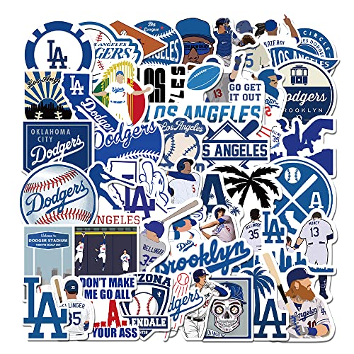 50-Piece Basketball Shoe Stickers - Dodger-Themed Vinyl Decals