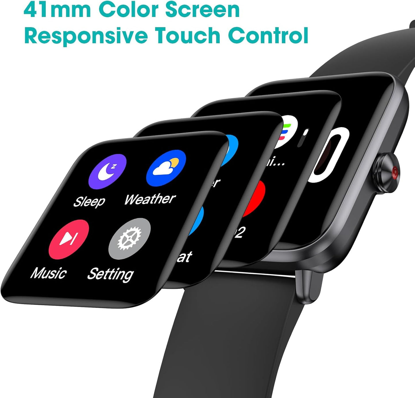 Pautios Pedometer Watch - Waterproof Fitness Tracker for Seniors | Step Counter & Sleep Monitor