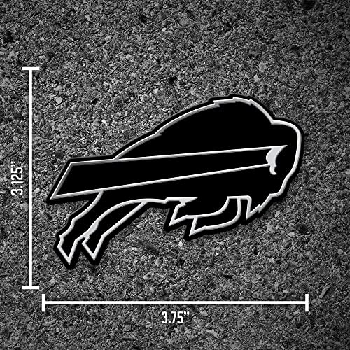 5-Inch Chrome Finished Auto Emblem with Team Logo