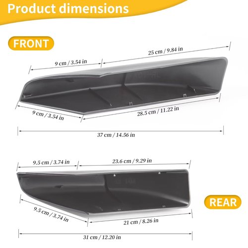Car Roof Rack End Caps Compatible with Toyota 4Runner 4WD N210 2003 2004 2005 2006 2007 2008 2009 Roof Rack Cover Roof Rail End Cap Shell Protection Accessories
