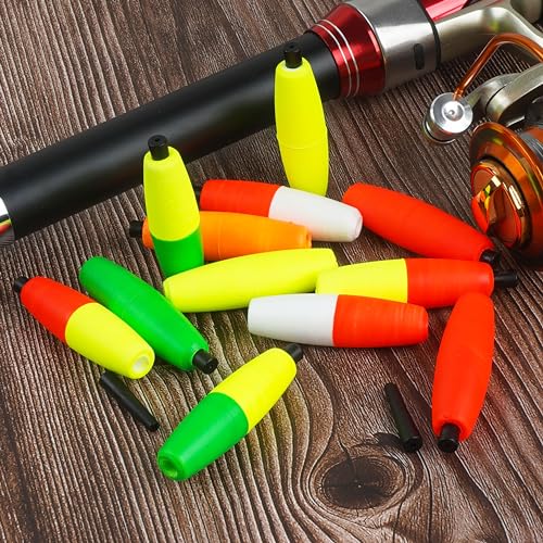 Fishing Bobbers - Foam Cigar Floats, 3 Inch, Red - 30pcs