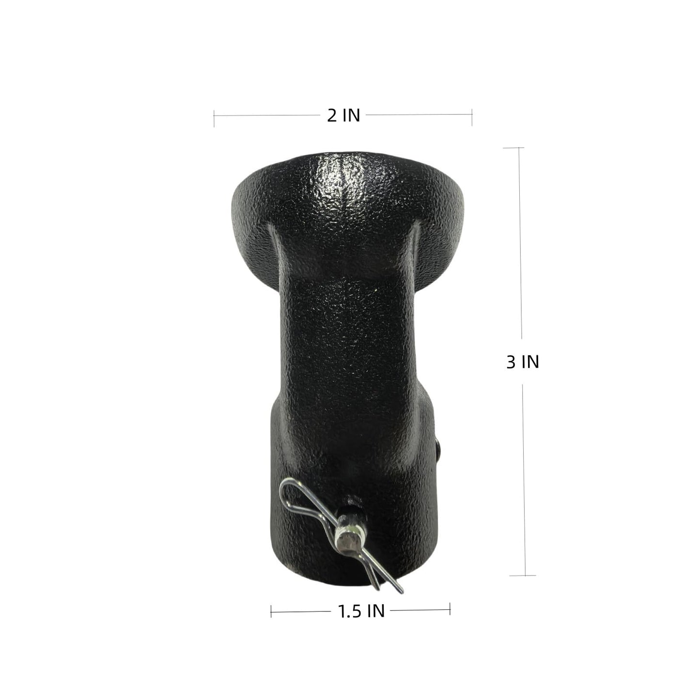 heimo Flat Sloped Ceiling Fan Adapter for Ceilings Up to 45° (Black)