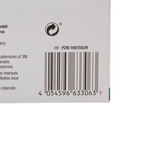 3M Micropore Medical Tape, Non-Sterile, Silicone, Blue, 2 in x 5 1/2 yds, 6 Rolls, 1 Pack