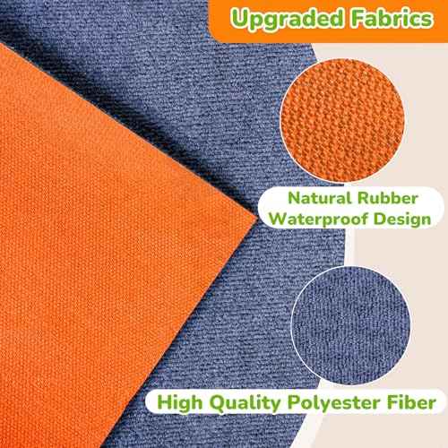 Under Washing Machine Mat and Dog Crate Mat 63 x 36 Inches£¬Waterproof with Rubber Backing for Dog Crate Washer Dryer Floor Protector Freezer Home Appliance, Noise Reducing, Non-Slip,can be Cut (Gray)