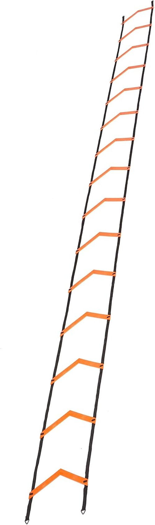 JAWKU Speed Ladder - Extra Long 21-Foot with 15 Rungs for Enhanced Balance and Agility Training
