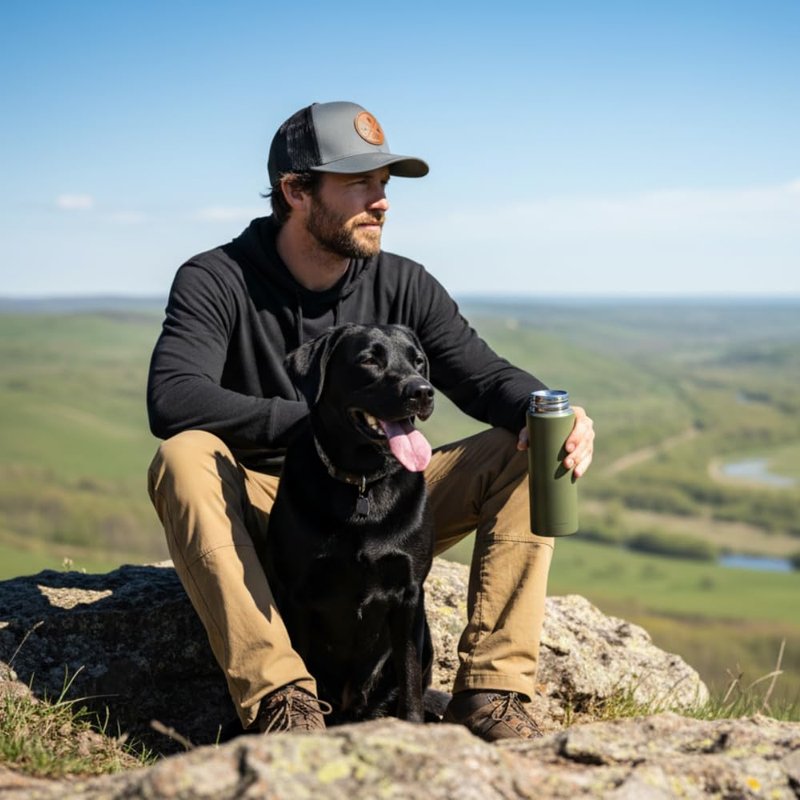 LINDO Trucker Hat - GO Outdoors (Graphite/Black)