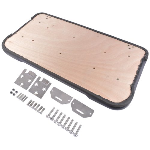 Front Seat Bottom Replacement for EZGO Medalist TXT 1994-2013 Gas Electric Golf Cart Black Color Mounting Hardware Incl.