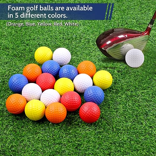 41mm Foam Golf Balls - 20 Pack Soft Practice Balls for Indoor & Outdoor
