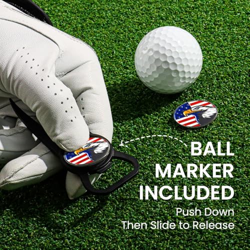 Finger Ten 7-in-1 Golf Divot Repair Tool with Ball Marker 2 Pack – Black
