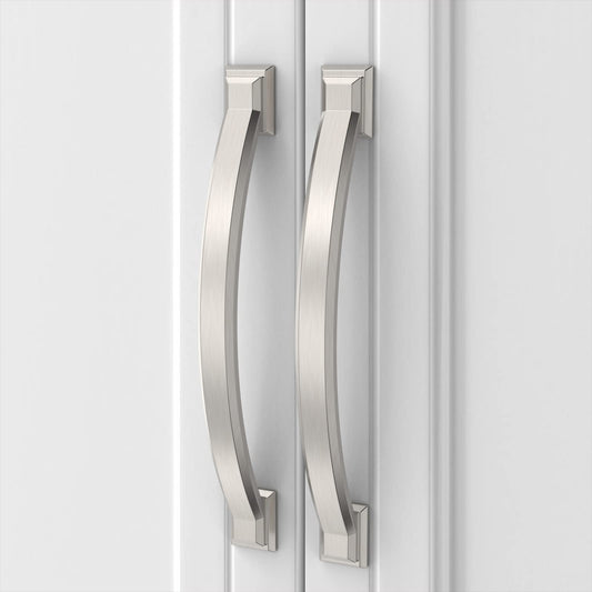 Asidrama 25 Pack 5 Inch(128mm) Brushed Satin Nickel Kitchen Cabinet Handles, Cabinet Pulls Kitchen Cabinet Hardware for Cupboard Drawer Pulls