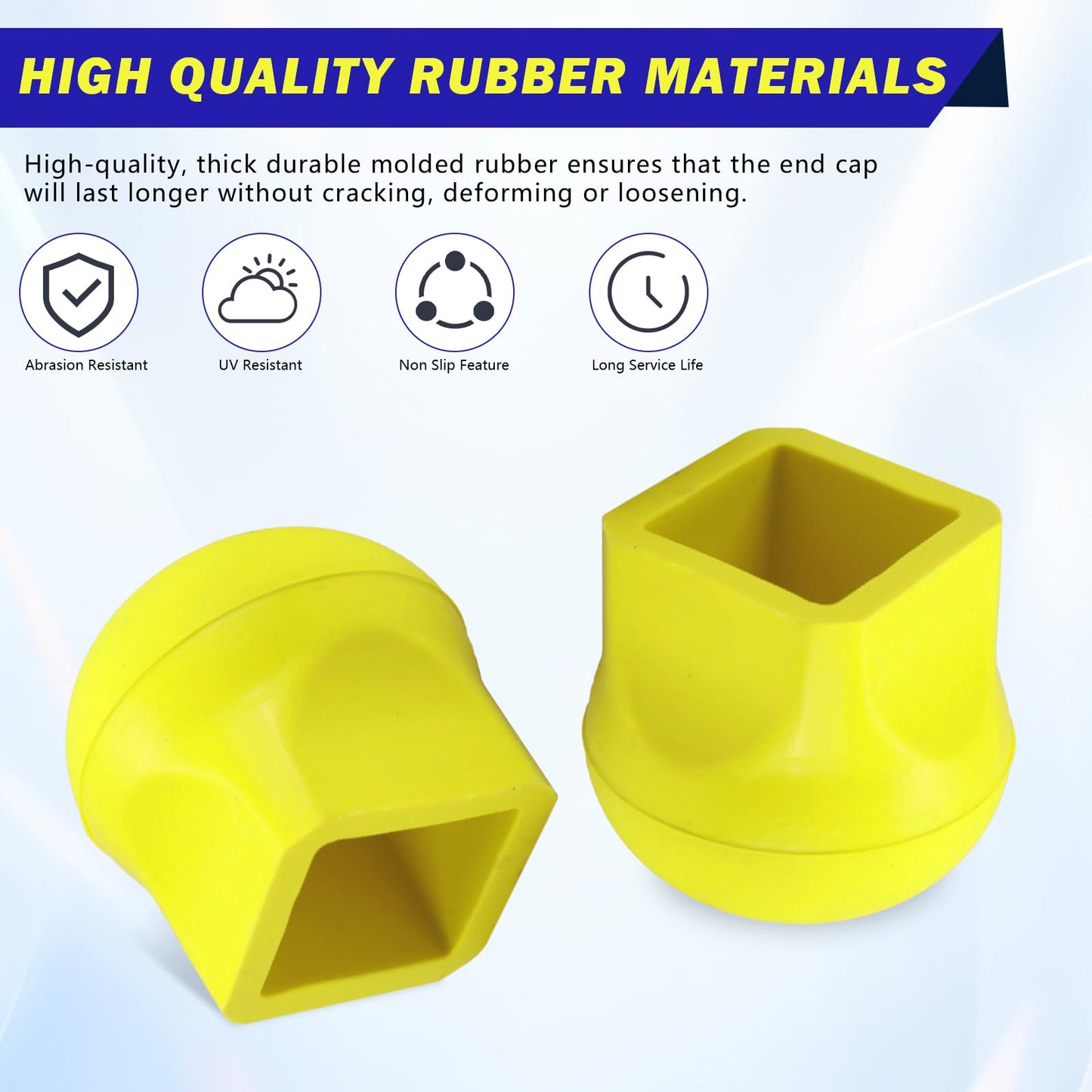 Ladder Stabilizer Bumpers Fit for Werner Extension Ladder Stabilizer, Ladder Standoff Rubber End Caps Ladder Stabilizer Pads Non-Slip Ladder Standoff Protective Covers Ladder Mitts, 2 Pack