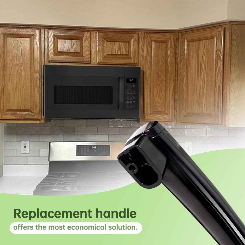 CAMOLIKOS WB15X10275 with WB06X10939 Microwave Door Handle Replacement Kit Fits for GE AP5790514 PS8754172 261300714904