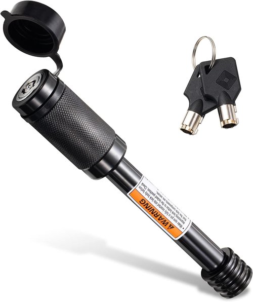 CZC AUTO Hitch Receiver Lock - Secure 5/8" Pin for Class III IV 2" & 2-1/2" Receivers | 1 Pack