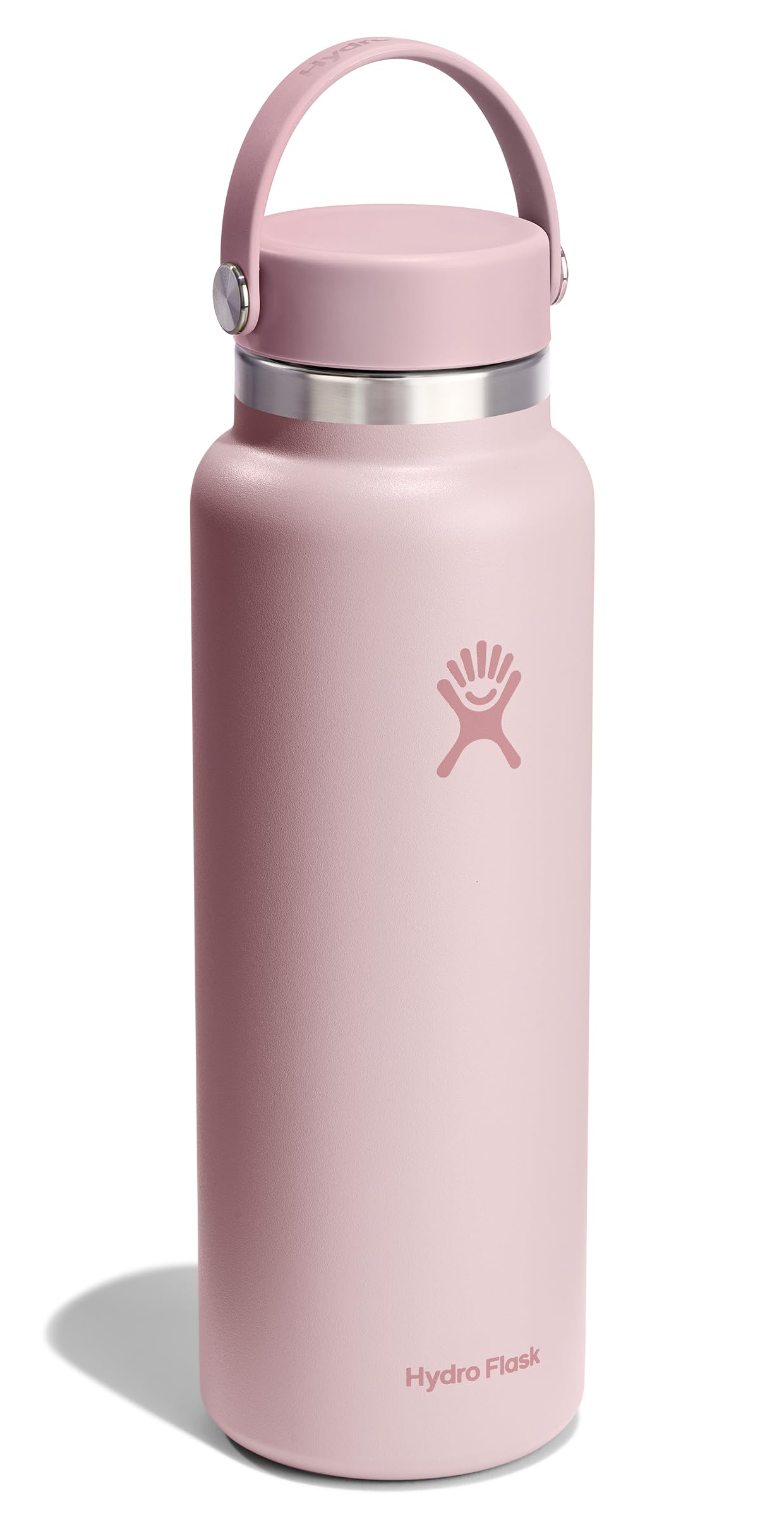 Hydro Flask Water Bottle - Insulated Stainless Steel - Wide Mouth Flex Lid, Non Spill, Leakproof and Refillable in 40 Oz Tonal Trillium