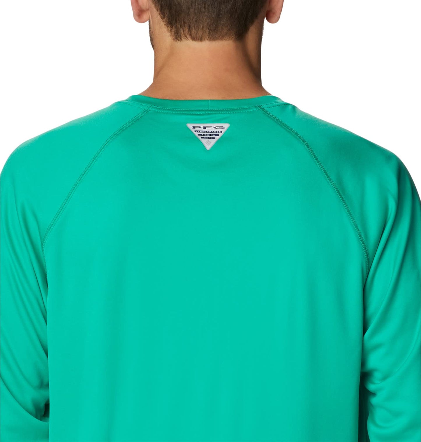 Columbia Men's Terminal Tackle Long Sleeve Fishing Shirt, Circuit/Key West Logo, X-Small