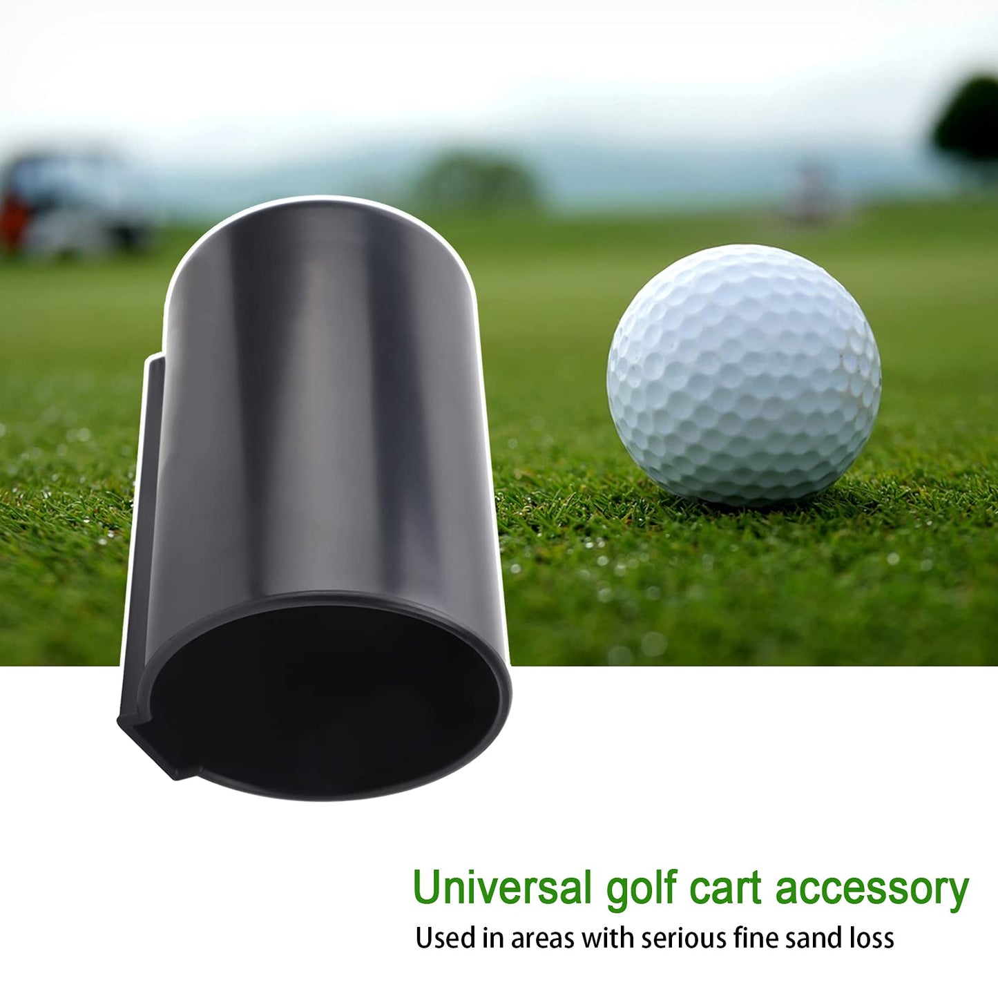 Qiilu Sand Bottle Bracket Sand Bottle Base Engineering Plastic Cart Sand Bottle Holder Bracket Engineering Plastic Universal Golfing Cart Sory