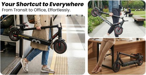 iScooter Electric Scooter - Long Range 18 Miles | Top Speed 22 MPH | Ideal for Commuting & Teens