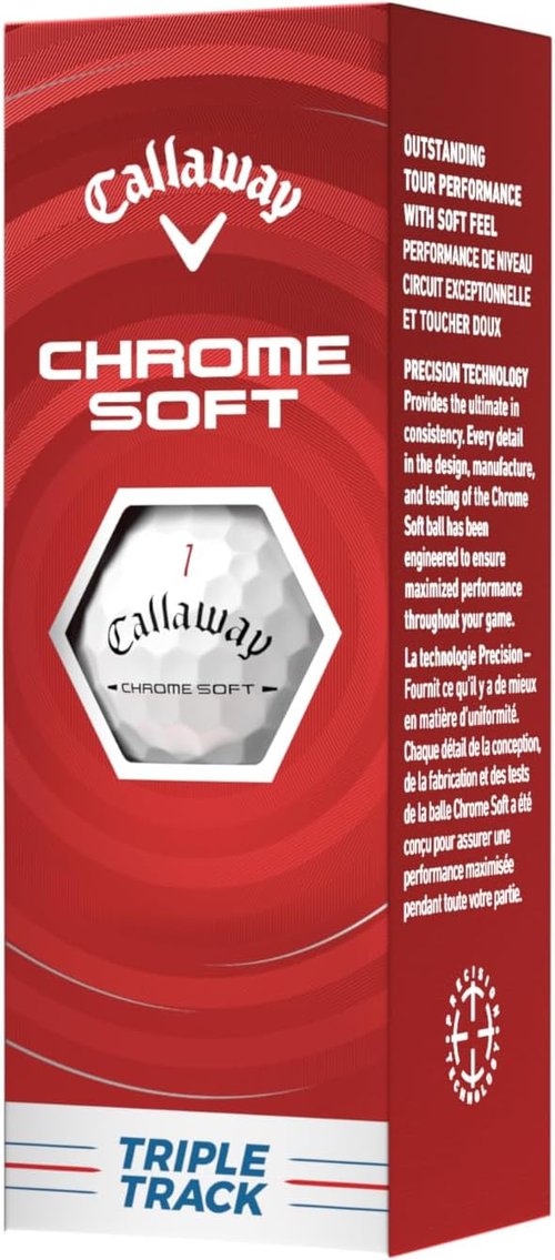 Callaway Golf Chrome Soft Golf Balls - Exceptional Feel & Distance | 2026 Edition