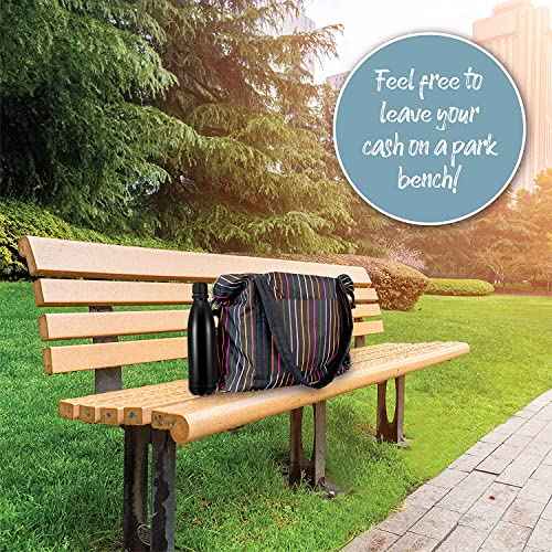 Diversion Safe Water Bottle -Black Stainless Steel Bottle with Hidden Compartment for Cards, Keys, Cash, and Valuables - Insulated Bottle for Hot and Cold Drinks - 18 Ounces