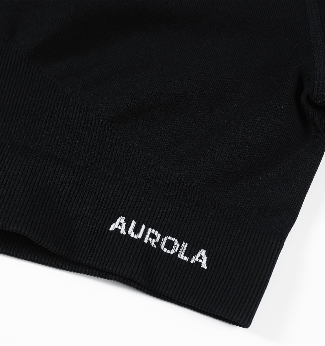 AUROLA Seamless Workout T-Shirts for Women - Short Sleeve Crop Top for Gym & Yoga Sessions