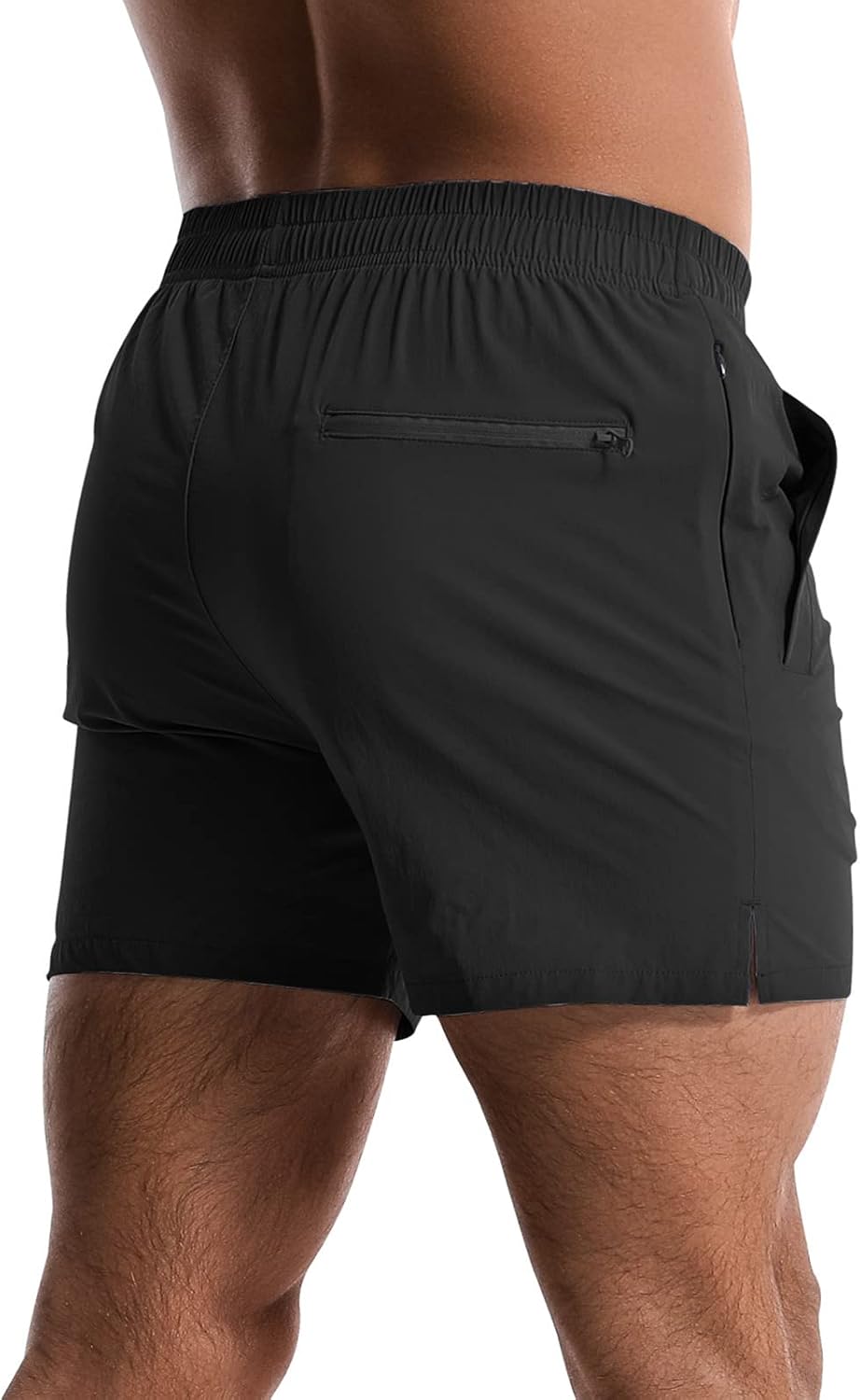Skiennix Men's Athletic Shorts - 5-Inch Quick-Dry Lightweight Gym & Running Shorts with Pockets | 2-Pack