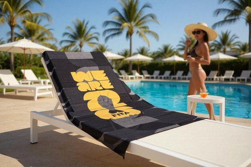 2026 FIFA World Cup Emblem Black Towel - Velvet Soft & Durable | 30x60 Inch for Pool, Gym, Beach
