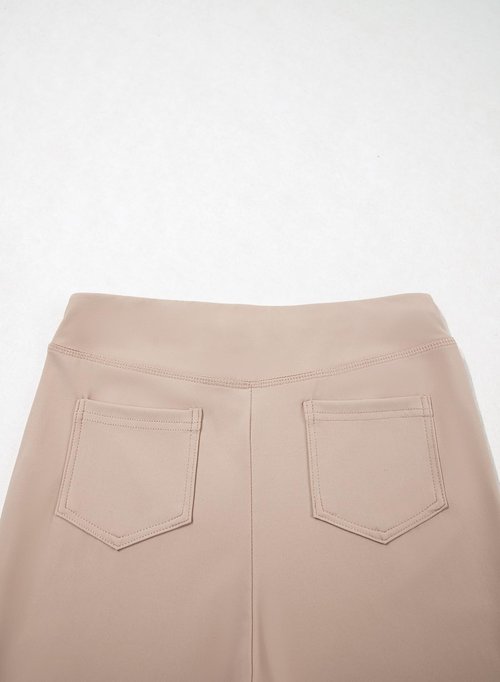 blibean Teen Girls Flare Yoga Leggings Big Kid Fall Bell Bottom Dance Pants Casual School Elastic High Waist Trousers Spring Wide Leg Legging with Pockets Size 8-9 Year Old Khaki