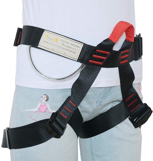 HeeJo Climbing, Rock Climbing, Half Body for Rappelling Zipline Fire Rescuing Tree Climbing Gear…