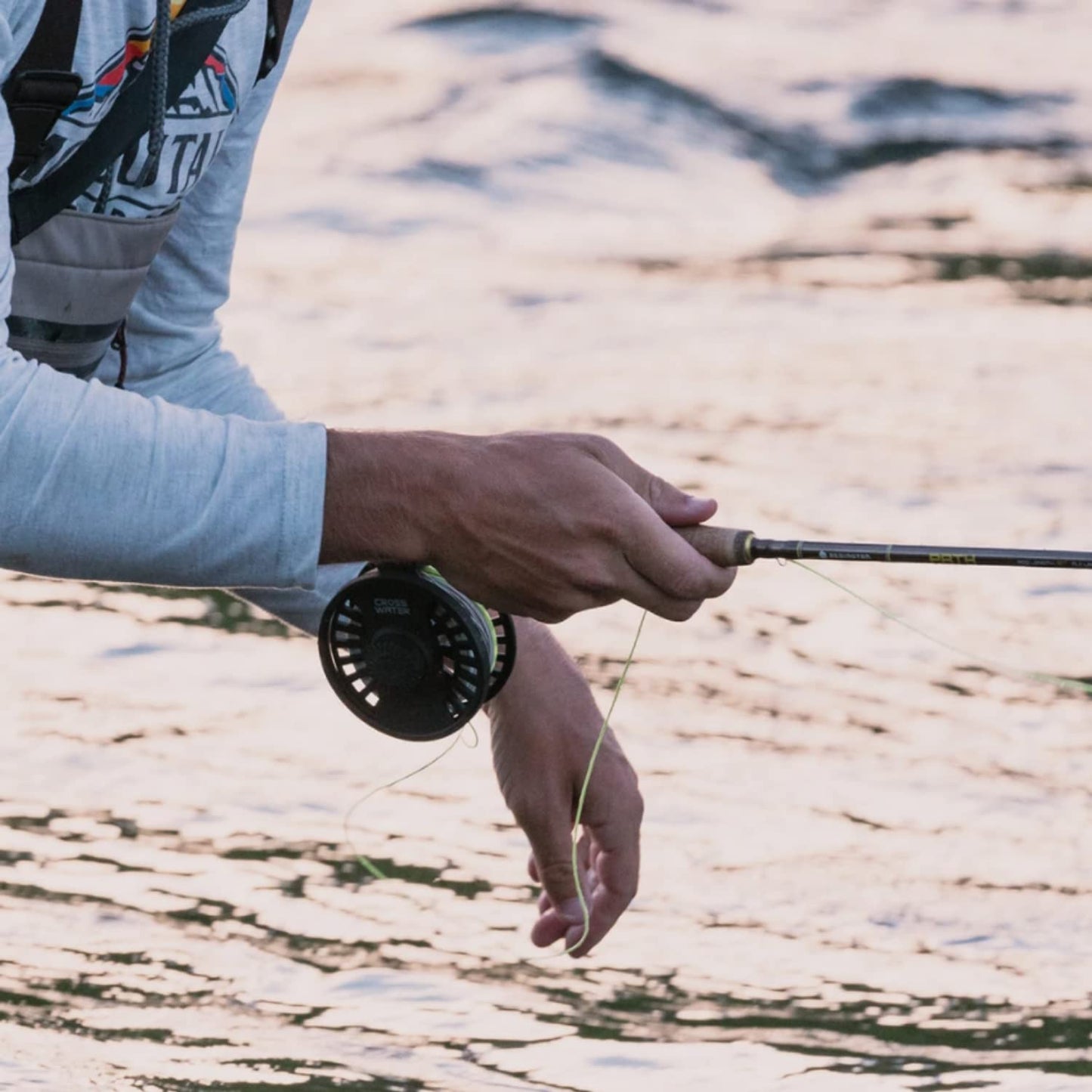 Redington Crosswater IV Fly Reel, Durable Fly Fishing Reel, Black, 7/8/9