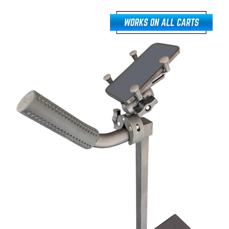 Rogue Iron Disc Golf Cart Phone Mount for Zuca Carts and All Other Disc Golf Carts