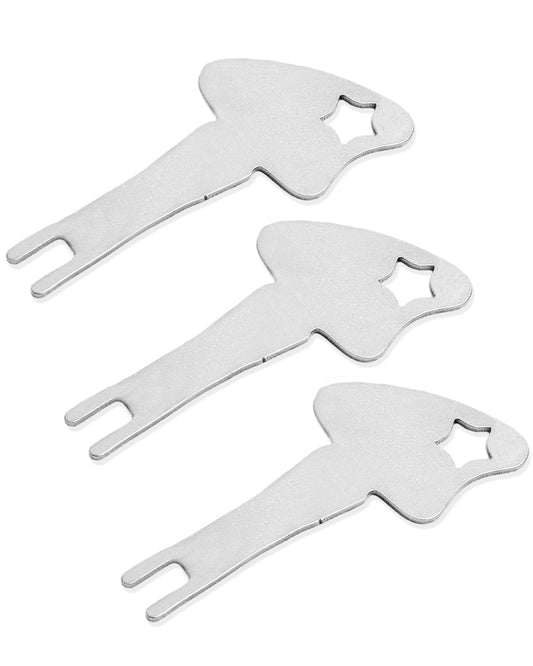 (3PCS) 500K Locking Switch Keys for Pass & Seymour 500K Tamper Resistant Electrical Switches and Heavy Duty Lockout Switches I Series - Tamper Resistant Light Keys, Lockout Light Switch Keys