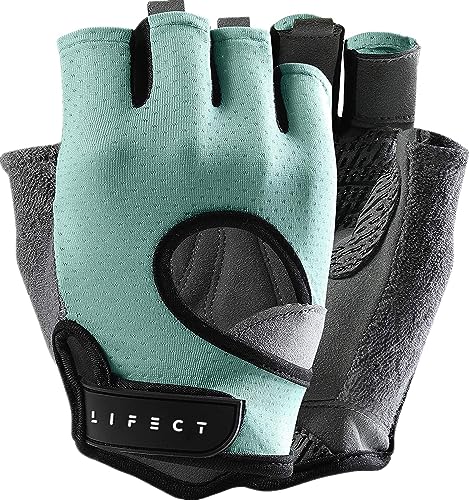 Weight Lifting Gloves - Freedom Workout Gloves, Aqua, X-Large