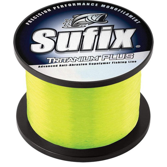 Sufix Tritanium Plus 1-Pound Spool Size Fishing Line (Chartreuse, 14-Pound)